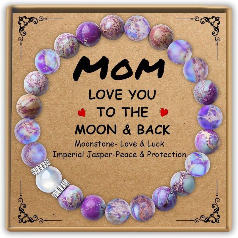 Sereney Valentines Day Gifts for Grandma Mom Bonus Mom, Grandma Bracelet as Grandmother Valentine Gifts, Bonus Mother Tree of Life Bracelet as Birthday Gift,Sister Bracelets for Women as Sister Gift - Image 1